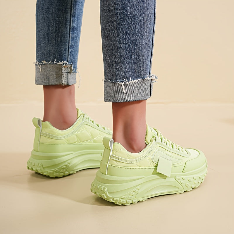 Limettengrün Chunky Sneaker - Zoe