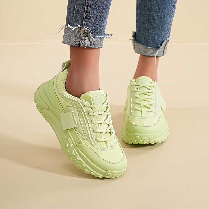 Limettengrün Chunky Sneaker - Zoe